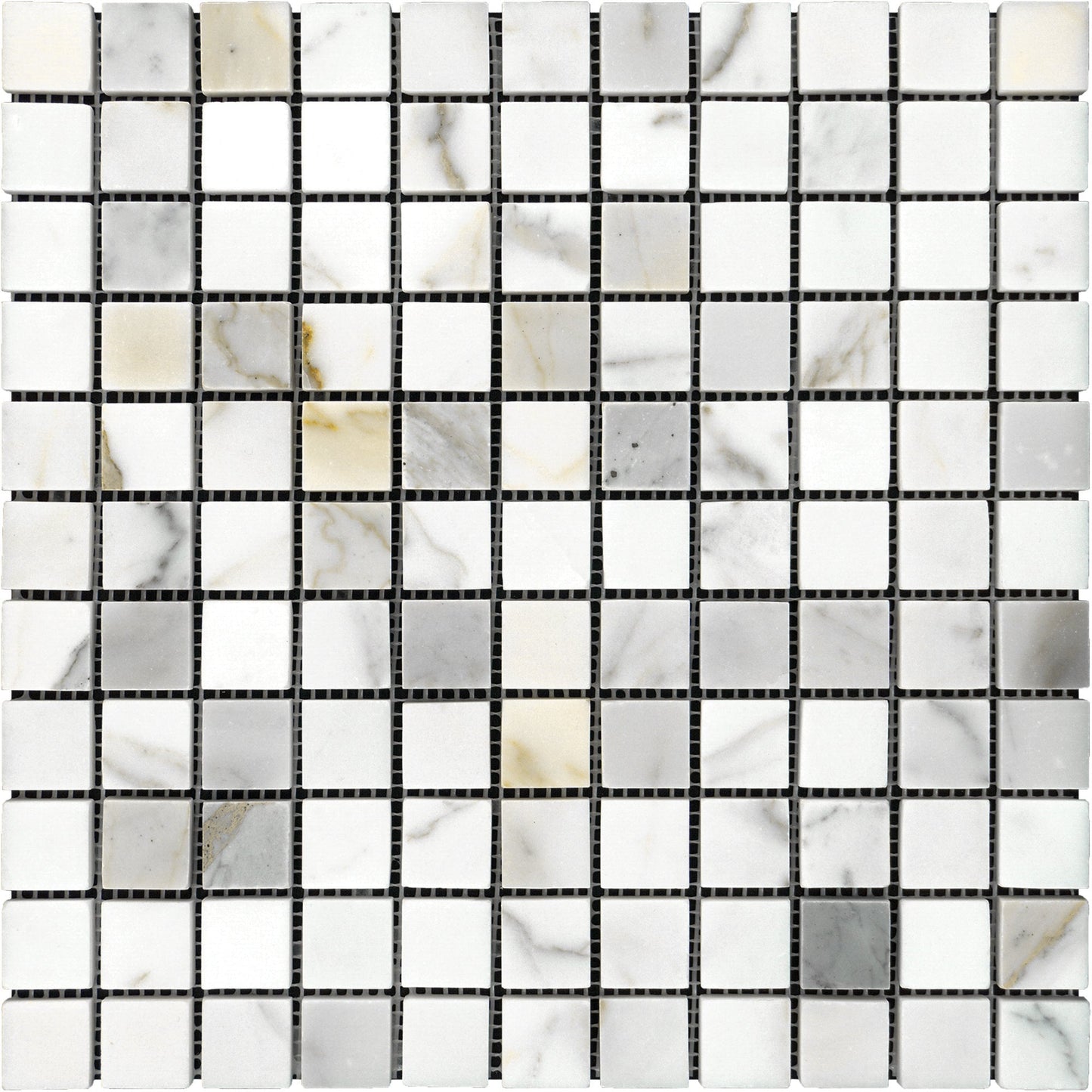 Calacatta Gold 1"x1" Mosaic