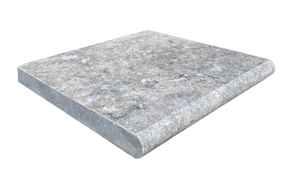 Silver Single Sided Bullnose Pool Coping