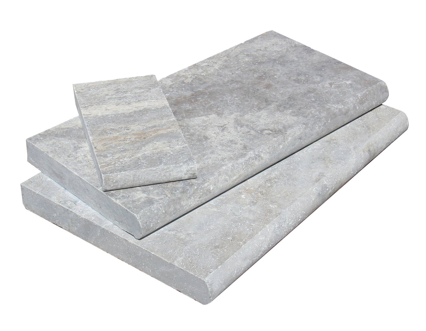 Silver Single Sided Bullnose Pool Coping
