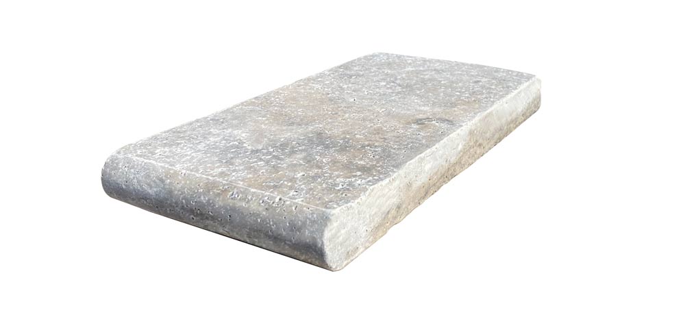 Silver Single Sided Bullnose Pool Coping