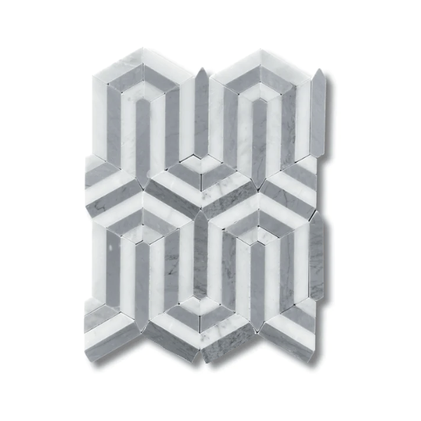 Asian Statuary Berlinetta with Grey Mosaic
