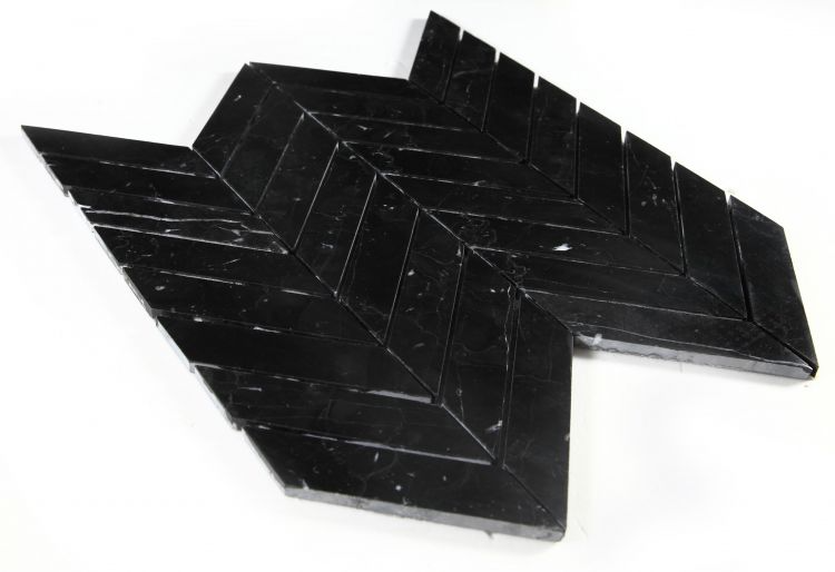 Chevron Marquina 10.75 x 11