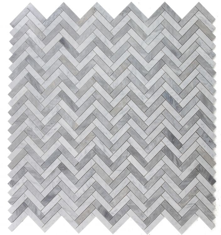 Herringbone City Grey 11.25 x 11.25