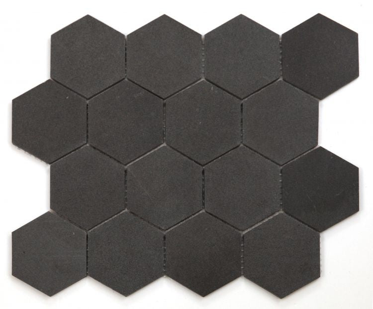 Hexagon Basalt 3 x 3 10.25 x 11.75