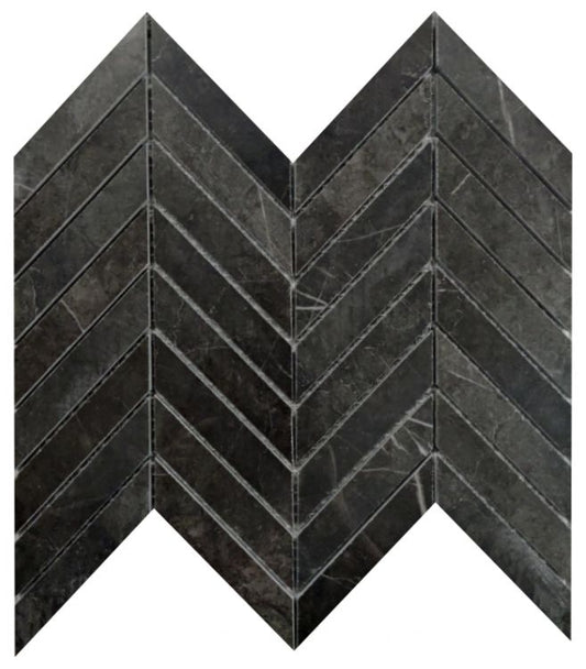 Prestigio Marquinia Lucido Chevron 10 x 12