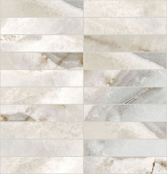 Reves Noisette Matte Mosaico 1 x 6 12 x 12