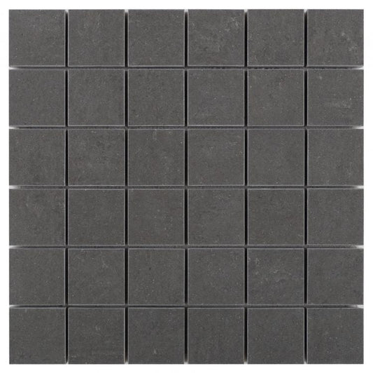 Grey Dark Matte Mosaic 12 x 12