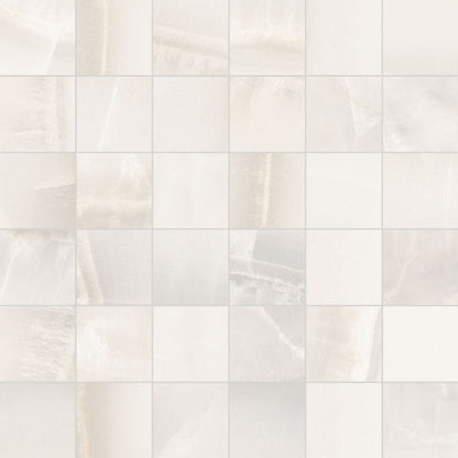 Akoya White Matte Mosaic 12 x 12