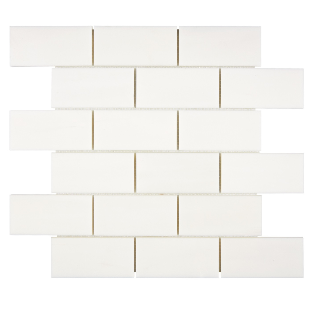 Bianco Dolomite Brick 2x4 Mosaic