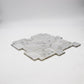 Carrara White Mini Versailles Pattern Mosaic