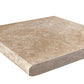 Walnut Travertine Single Side Bullnose Pool Coping
