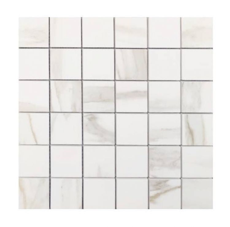 Classici Calacatta Gold Matte Mosaic 12 x 12