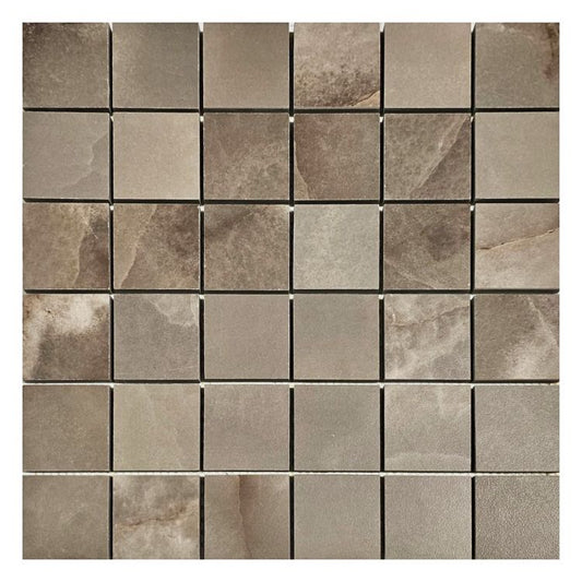 Reves Choco Matte Mosaic 12 x 12