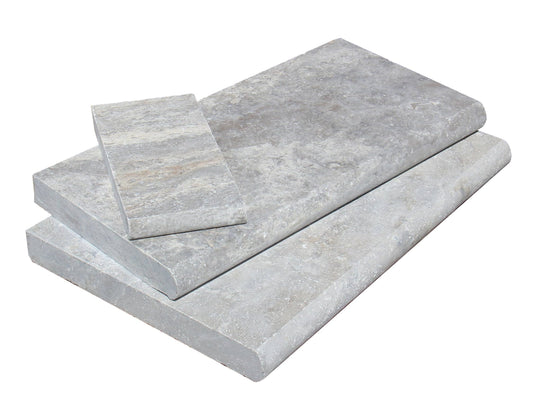 Silver Single Sided Bullnose Pool Coping