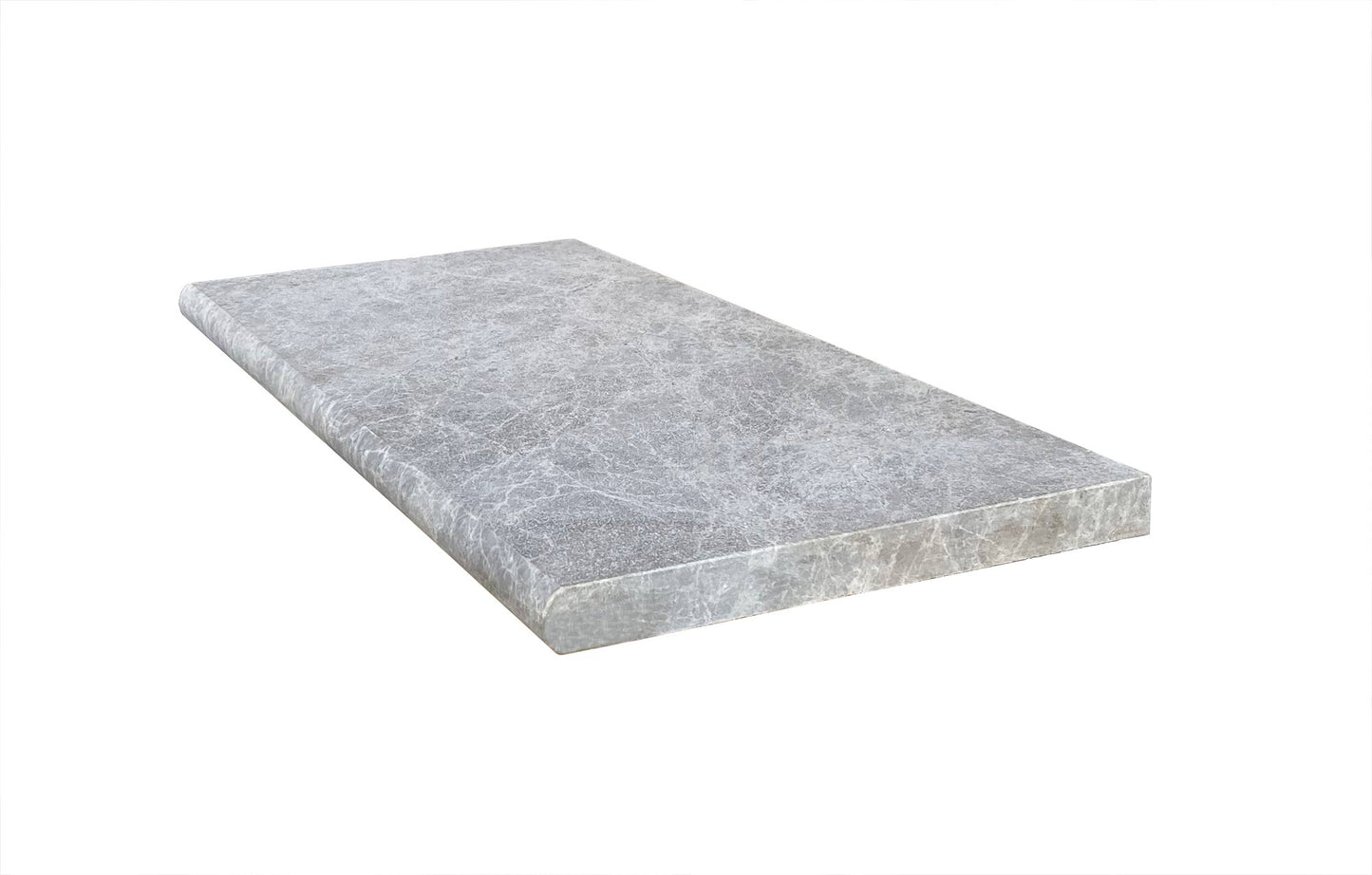 Tundra Marble Leathered Bullnose Single Sided Pool Coping