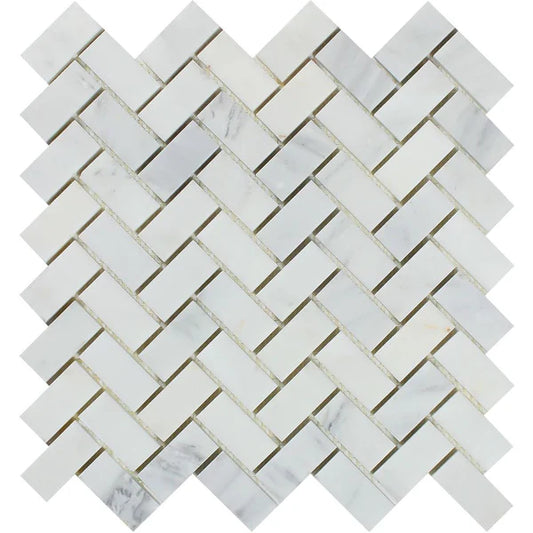 Asian Statuary Herringbone 1x2 Mosaic