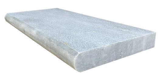 Blue Island Marble Leathered Bullnose Coping