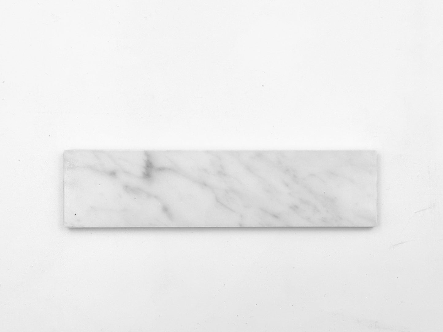 Carrara White 2x8 Tile