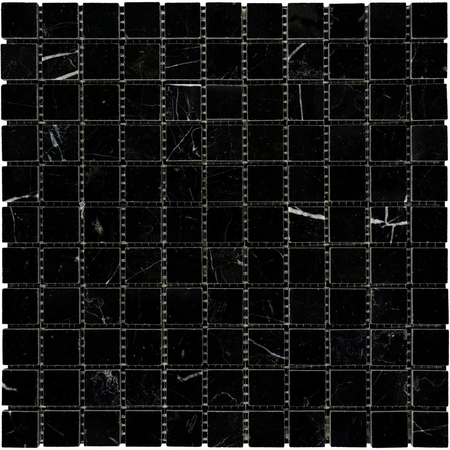 Nero Marquina 1x1 Mosaic